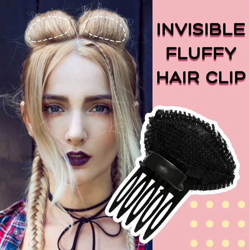 Hair Bun Cushion Pad Sponge Clip Fluffy Hair Invisible Volume Styling Tool Princess Styling Black Brown Natural Women Beauty