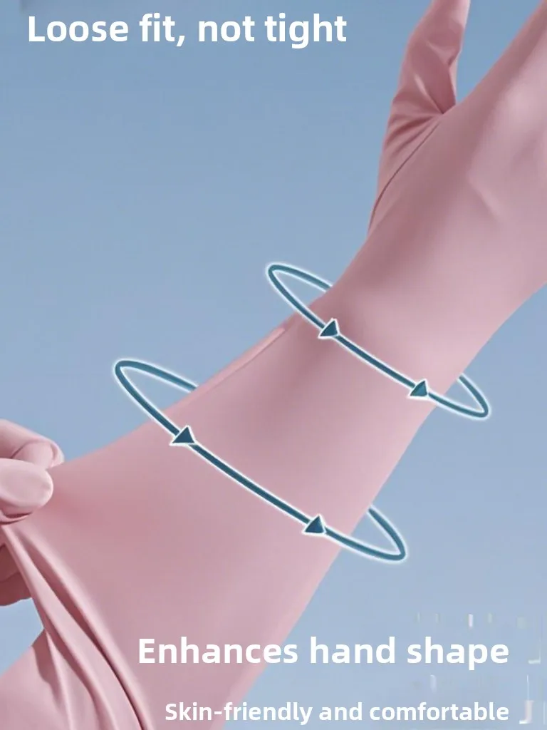 Ice Silk Cycling Gloves Women's Thin Summer Touchscreen Compatible  Vehicle Riding Anti-slip Sleeve Covers
