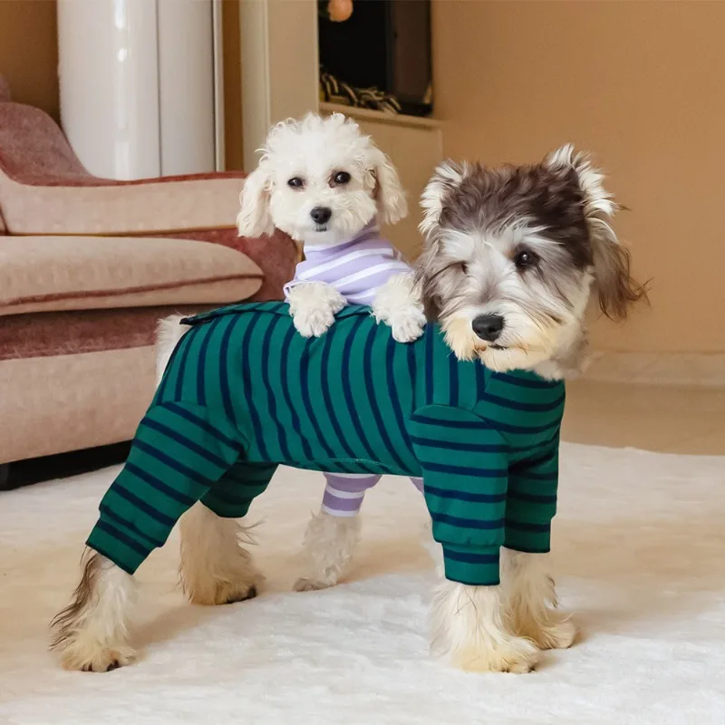 

One-piece Four-legged Dog Clothing for Protecting The Belly, Preventing Dirt and Licking, One-piece Pet Clothing for Home Wear