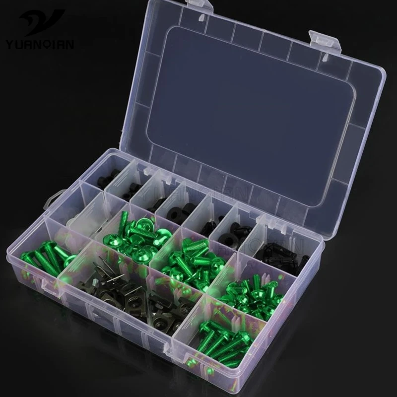 

202PCS Fairing Bolts Kit Bodywork Fasteners Screws Nut FOR SUZUKI Bandit 1200 1250S 250 600 650 BANDIT 650S BKING DL1000 DL250