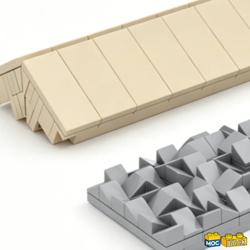 389Pcs Short Gondola Wagon (Rolling Stock) With Tarpaulin And Gravel Tops Cool Building Blocks Diy Assembly Toy Train Car Gift