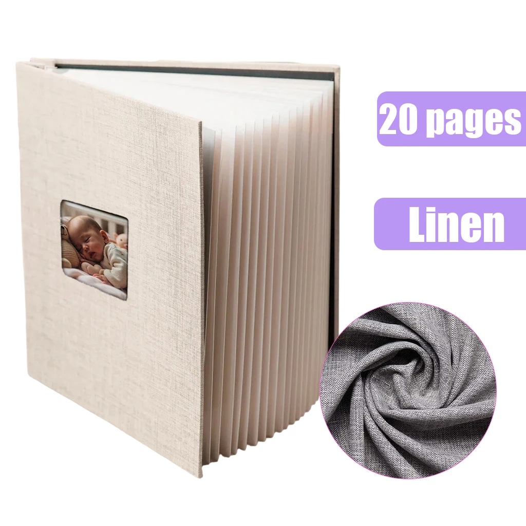Large-sized Self-adhesive Photo Album DIY Photo Album Beautiful Photo Album For Recording Your Baby's Growth Photos