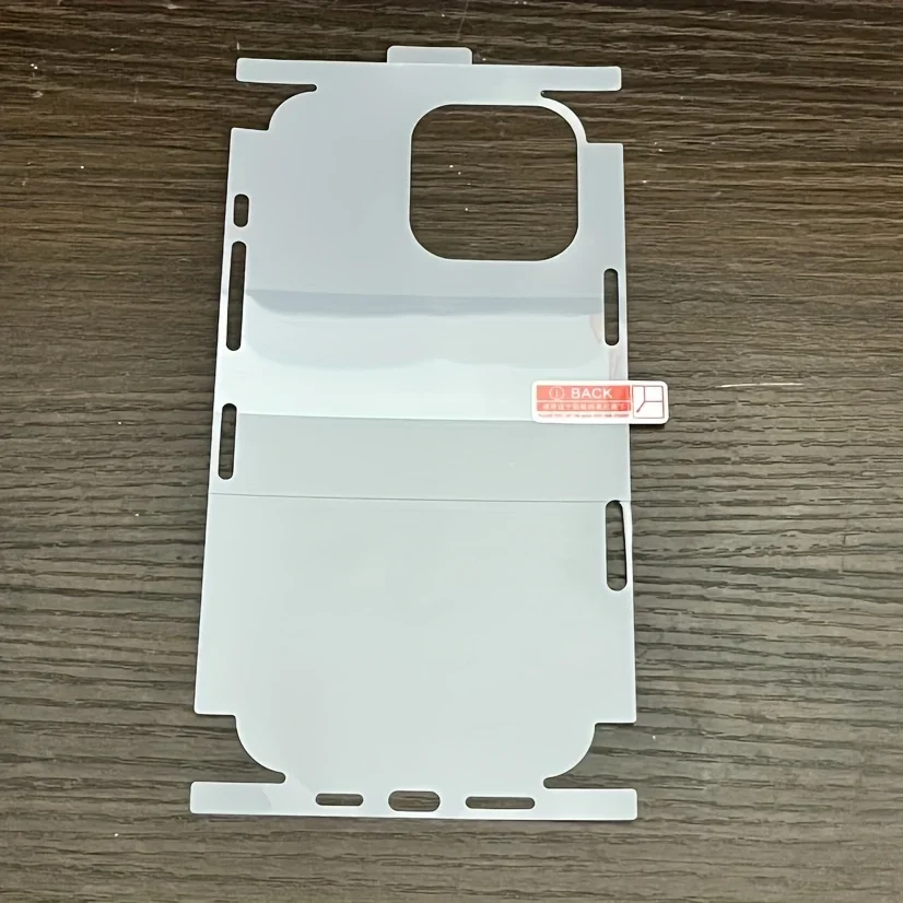 1-3Sets Back Hydrogel Film Border Frame Stickers for iPhone 16 Pro 16 Pro Max 16E Back & Side Full Cover Screen Protective Film