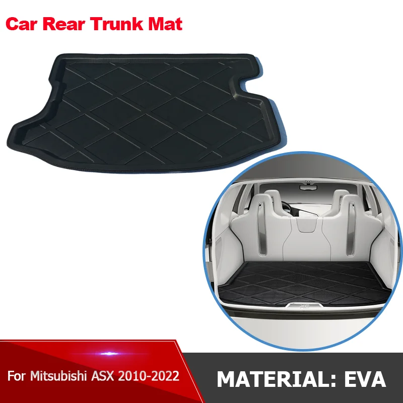 

for Mitsubishi ASX 2010~2016 2015 2014 2013 Car Rear Trunk Mat Waterproof Protective Liner Trunk Tray Floor Mat Car Accessories