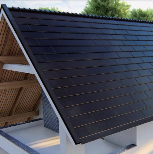 Roof Building Integrated Photovoltaic High Efficiency N-Type BIPV Solar Tile Industrial and Residential