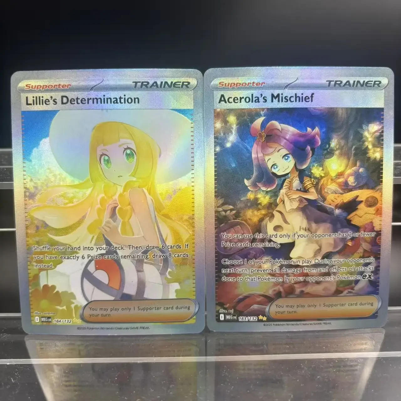 لتقوم بها بنفسك PTCG جمع بطاقات ميجا لوكاريو ميجا فينوسور ميجا جارديفور ex الذاتي بطاقة واحدة لعبة كلاسيكية أنيمي بطاقة هدية لعبة