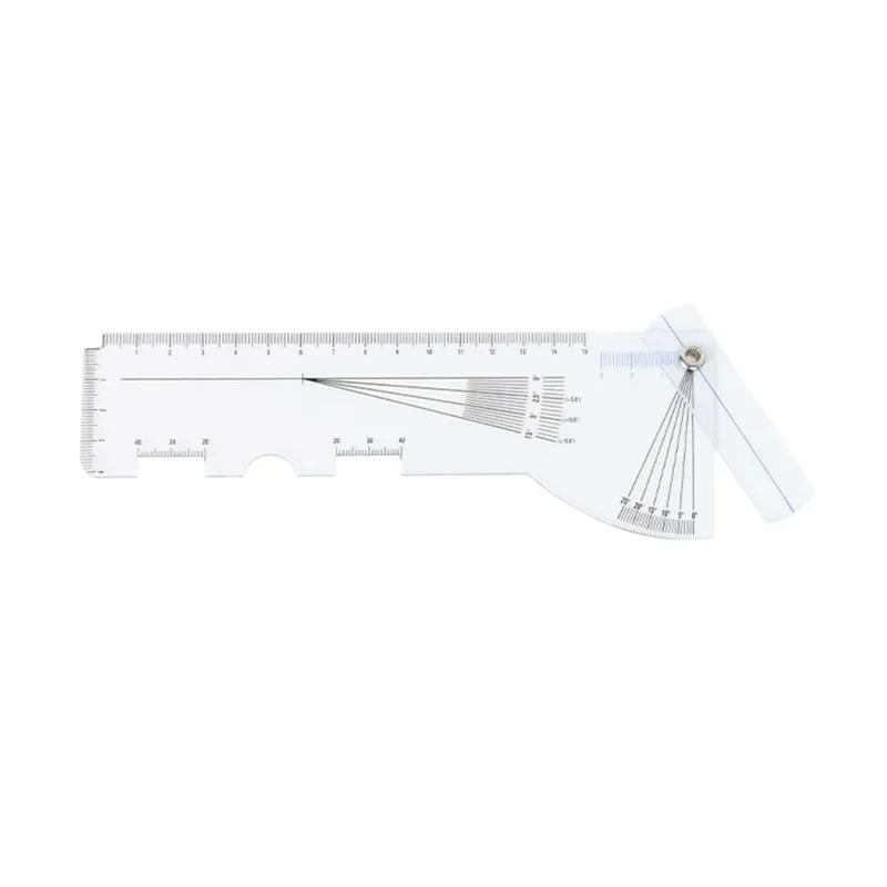 1Pcs Muti-functionl Auxiliary Eyeglass Adjustment Measuring Tools PD Oblique Angle Ruler Optometric Tool