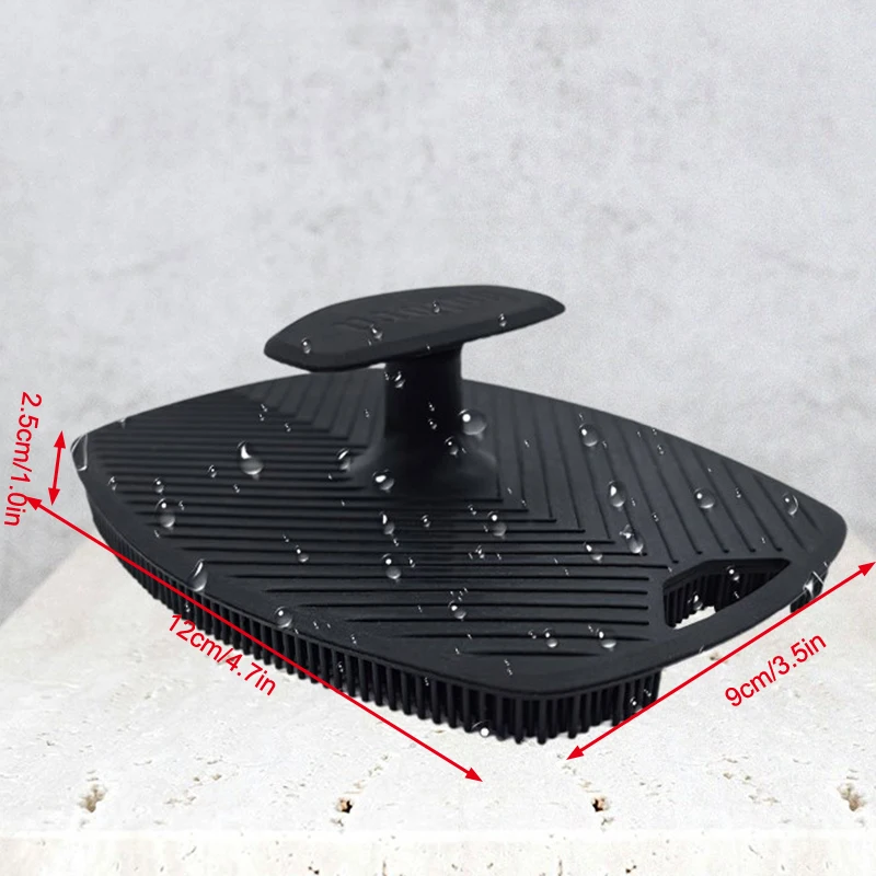 Мягкая силиконовая отшелушивающая щетка, очищающее средство, ручной скруббер для очищения тела, нежная массажная щетка для душа для мужчин