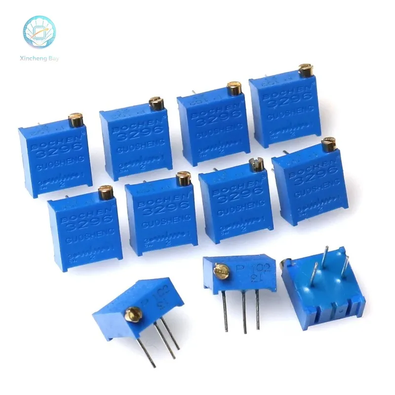 5PCS/lot  3296P Horizontal Adjustable Potentiometer 1K2K5K10K20K50K100K200K500K1M Side Adjustment 203 104 501 502 504