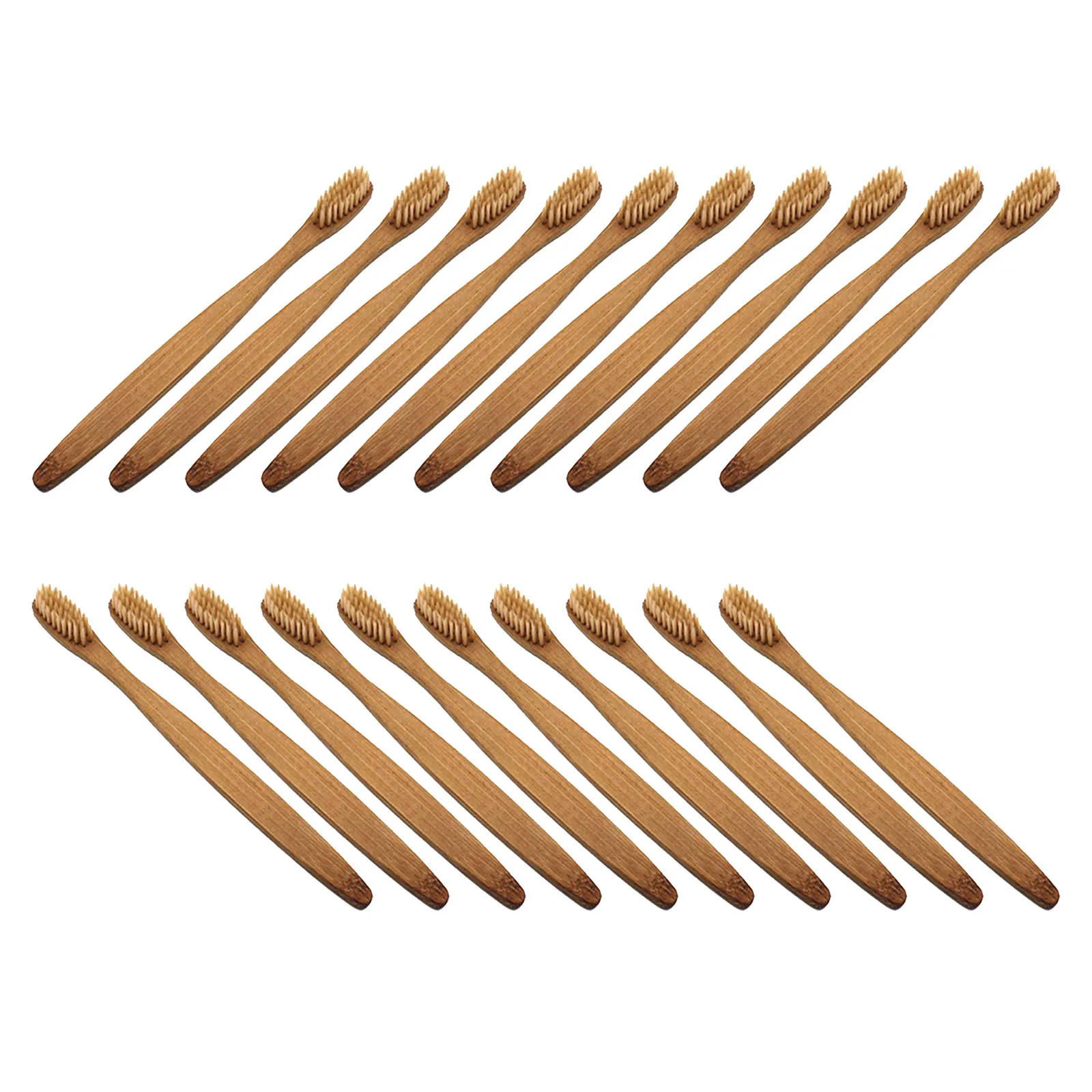 50 قطعة فرشاة أسنان مصنوعة من خشب الخيزران قابلة لإعادة الاستخدام مع شعيرات ناعمة لطيفة على اللثة فرشاة تنظيف الأسنان للمنزل والسفر والنوم للبالغين #3