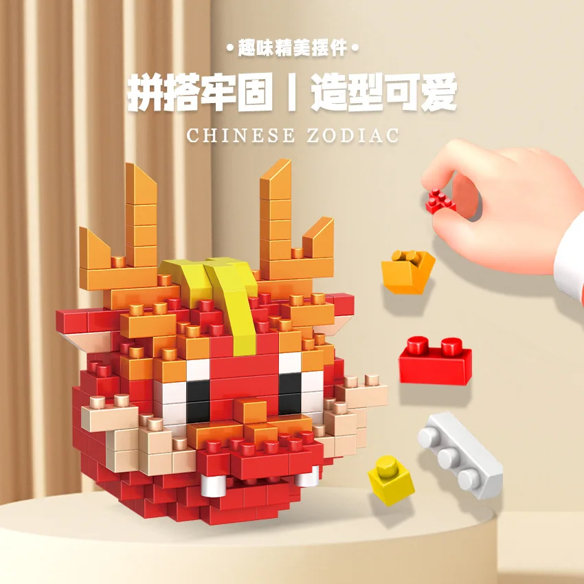 zodiac signs moc building blocks Toy for adults Building Clamping Blocks Bricks Toys for children mini blocks construction set