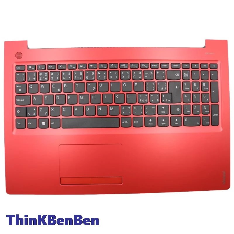 CZ Czech Red Keyboard Upper Case Palmrest Shell Cover For Lenovo Ideapad 510 15 310 15 15IKB 15ISK 15IAP 15ABR 5CB0L35882