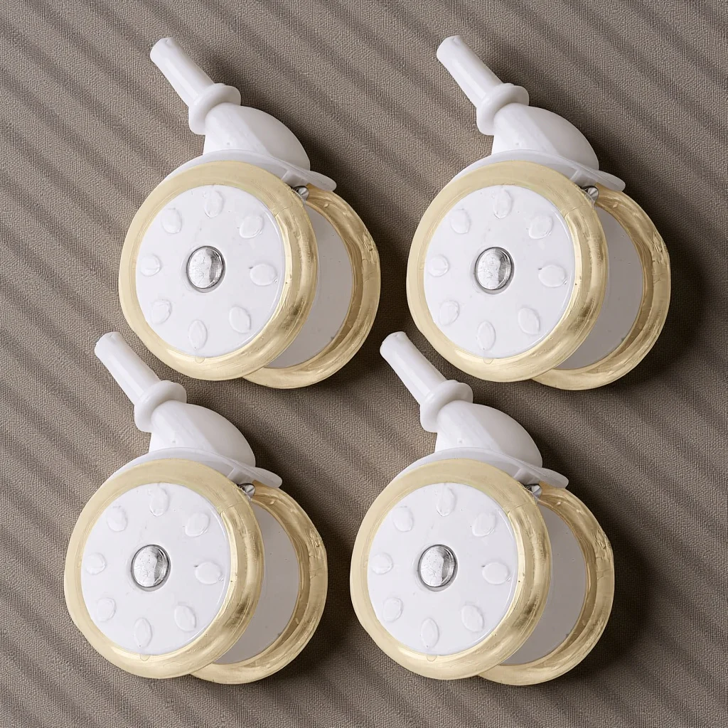 4 قطعة عجلات دوارة لعربات الأطفال استبدال عجلات عالمية محرك ووكر عربة الأثاث تعلم المشي عجلات #1