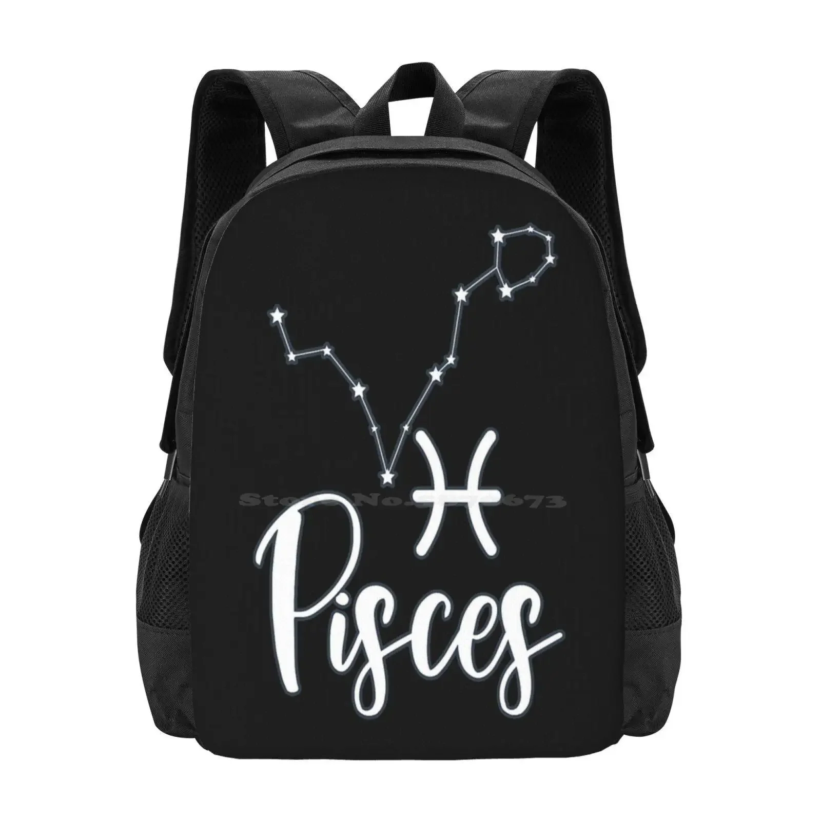 

Zodiac Sign Pisces - Pisces Birthday Hot Sale Schoolbag Backpack Fashion Bags Pisces Design Pisces Girl Pisces Boy Funny Pisces