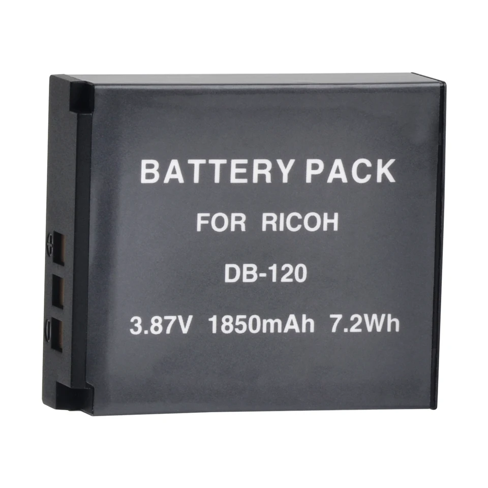 1850mAh DB-120 DB120 DB 120 Replacement Battery+Dual Charger Box