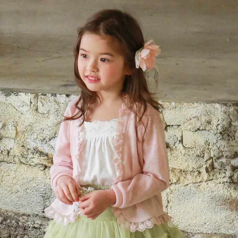 

Baby Girl Top Long Sleeve Sun Protection Princess Air Conditioning Clothes South Korean Female Baby Sun-protective Clothing