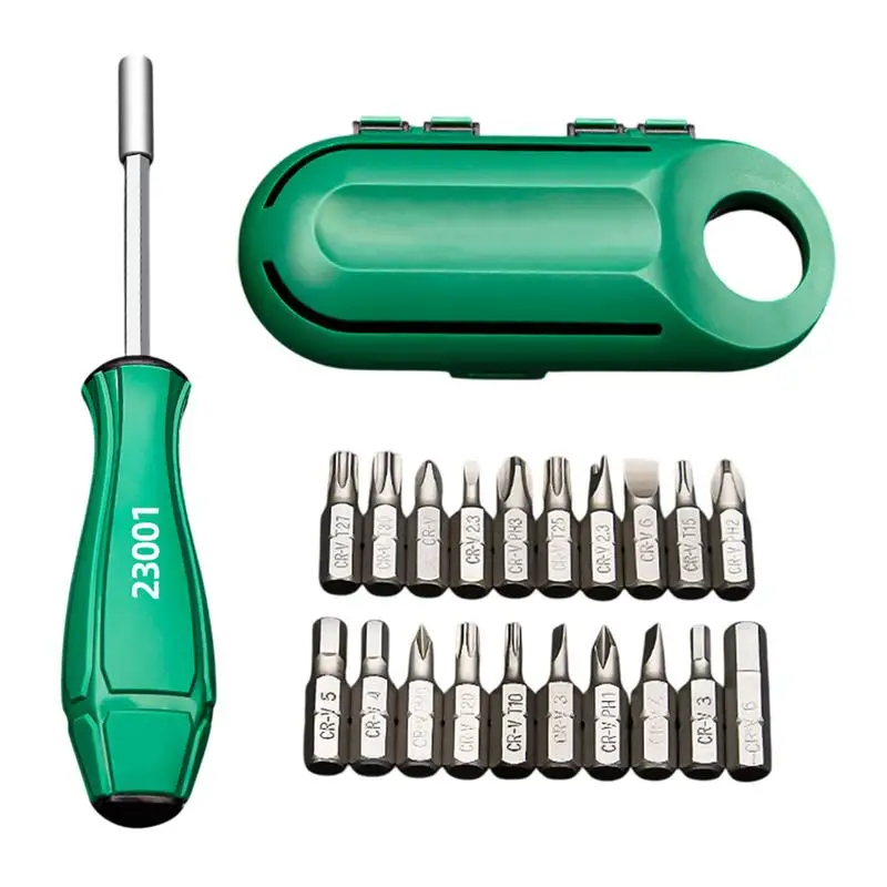 Precision Screwdriver Set 20 In 1 Screwdriver Hand Tool High-Strength Screwdriver Nut Driver For Outdoor And Daily Repair Tools