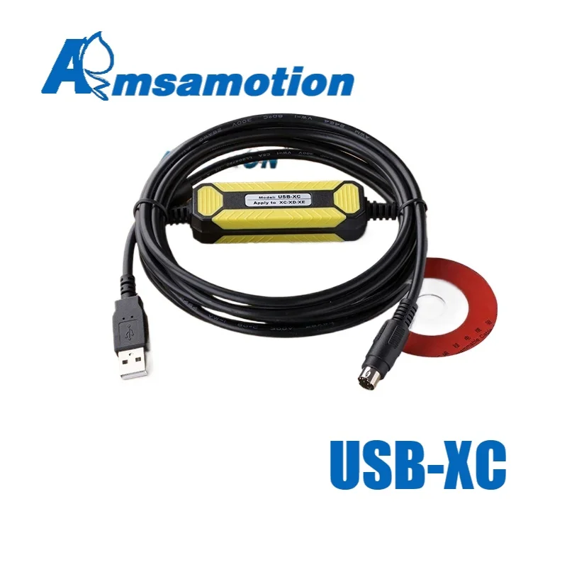 

Promotion!!! USB-XC Suitable Xinje XC1 XC2 XC3 XC5 PLC Programming Cable USB Communication Cable Support WIN7/XP