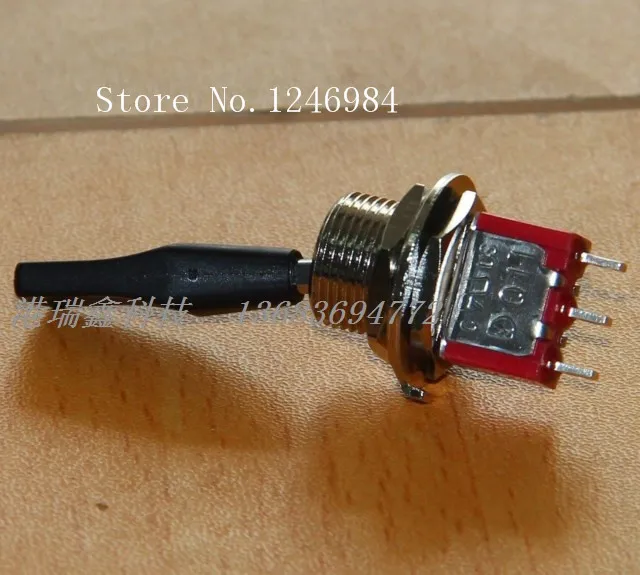 [SA]1MS1 single M12 handle the bulk of two tranches of big black dust toggle switch Q11 Taiwan Deli Wei--20pcs/lot