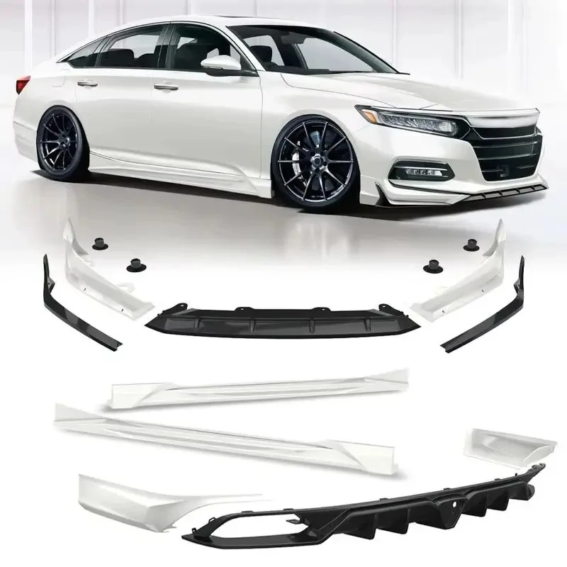 

Body Kit for 2018-2020 Automobiles Accessories Custom Fit Rear Bumper Spoiler Front Grill Lip