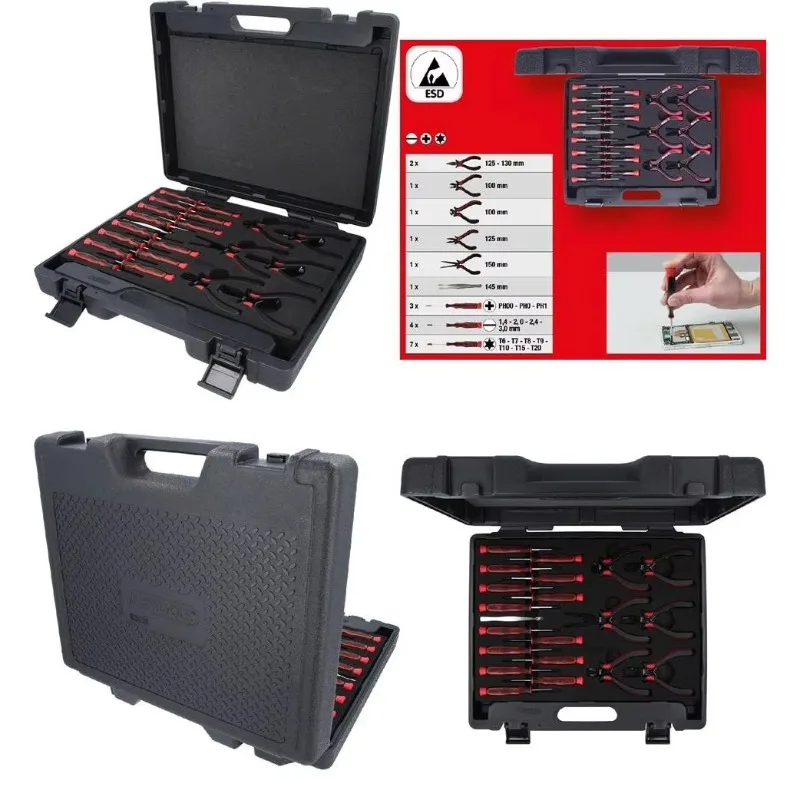 

Precision mechanics tool set, 21-piece (92290647954808)