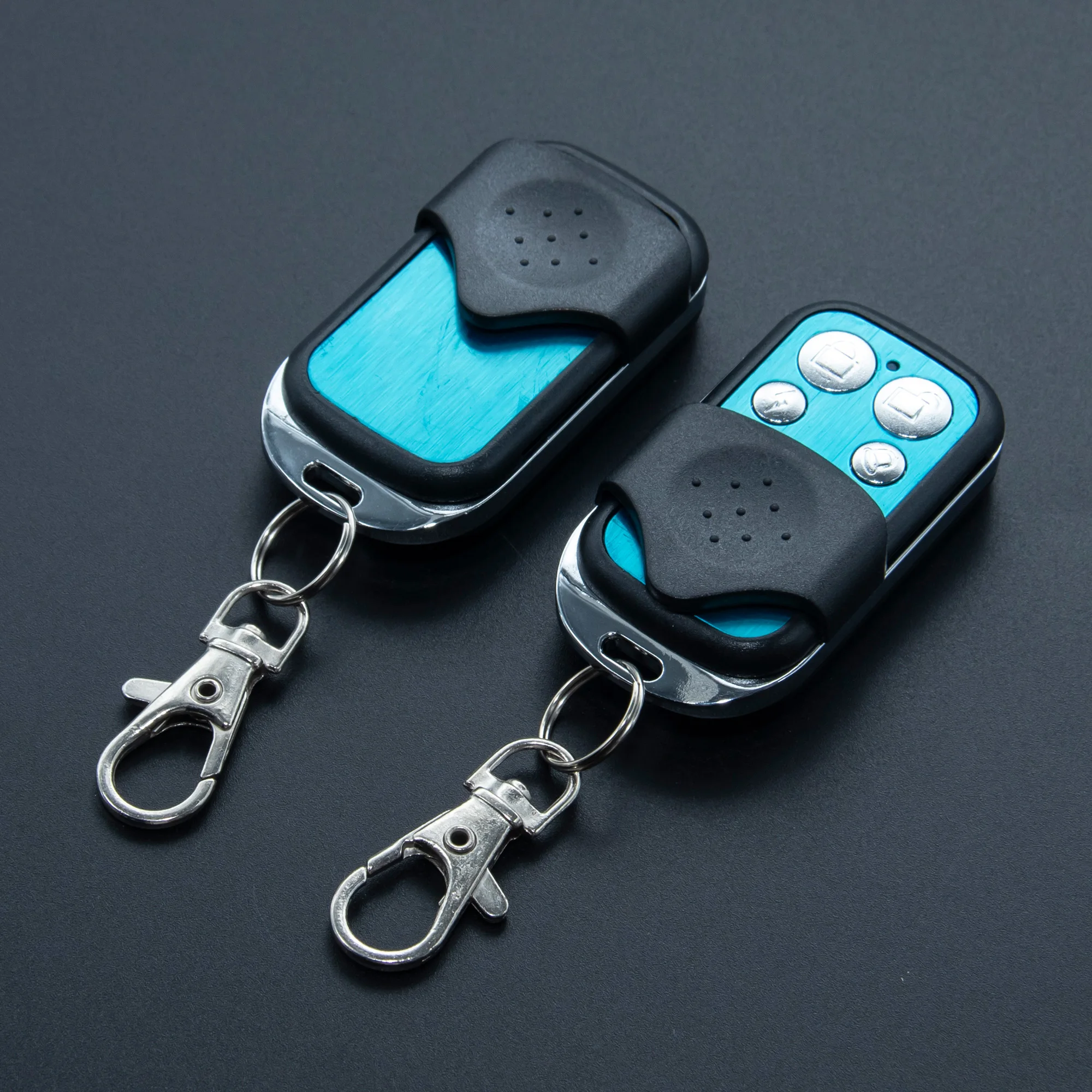 4 Button 433MHz Universal Remote Key Fob, Fixed Code Transmitter for Garage Door & Gate Opener