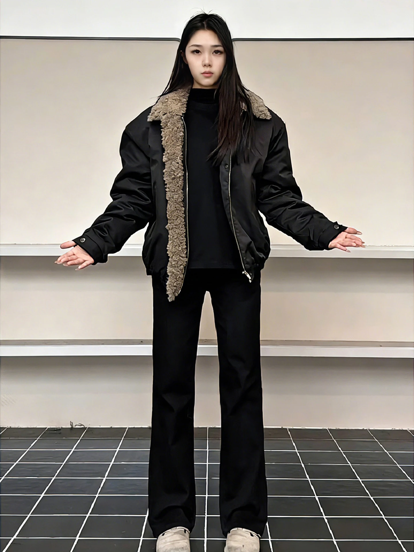 

Мужские джинсы American Slim Fit Bla, прямые брюки Cleanfit с подкладкой из флиса, молодежная повседневная одежда
