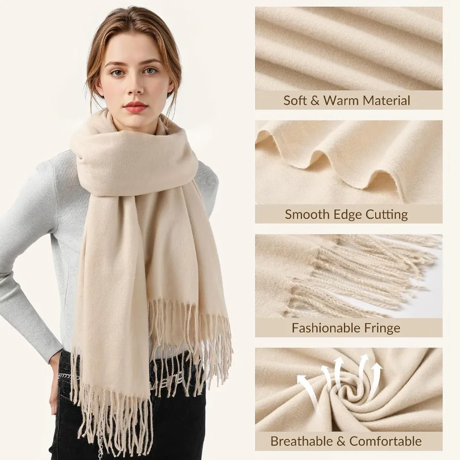 ชุดหมวกไหมพรม ผ้าพันคอ ถุงมือหน้าจอสัมผัส 3 ชิ้น ชุดถุงมือบุขนหนานุ่ม หมวกไหมพรม ผ้าพันคอ สำหรับผู้หญิง ผู้ชาย คุณภาพเยี่ยม