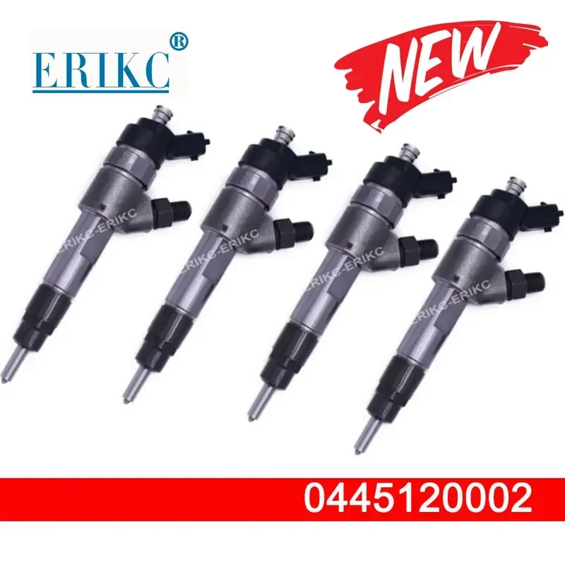 4PCS Diesel Fuel Injector 0445120002, 0 445 120 002, 0986435501 for Camionnette (230L) JUMPER Camion Plate-forme(230) IVECO