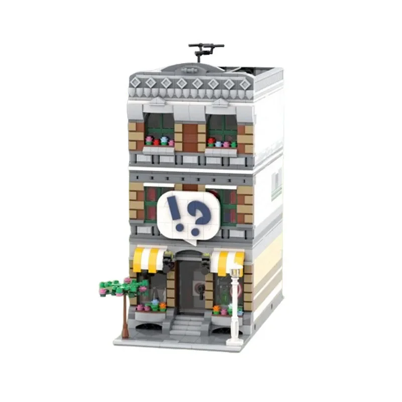 

Building Block MOC-42895 Modular Comic Store Apartment Model 1566PCS Adult and Children's Birthday Christmas Toy Gift Decoration