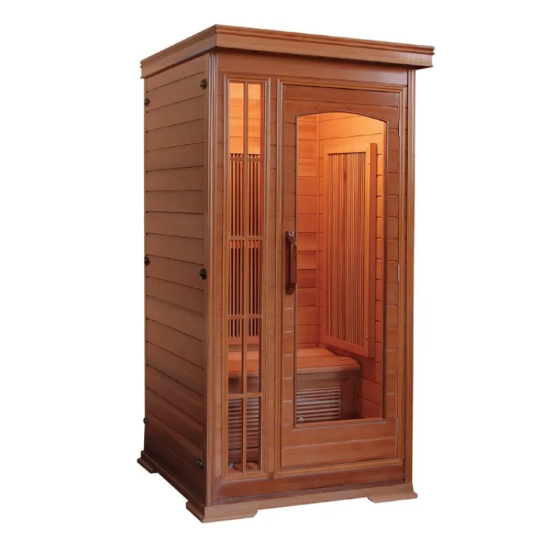 

Family steam room 1-4 people far infrared red cedar carbon board room, mobile far infrared sauna room