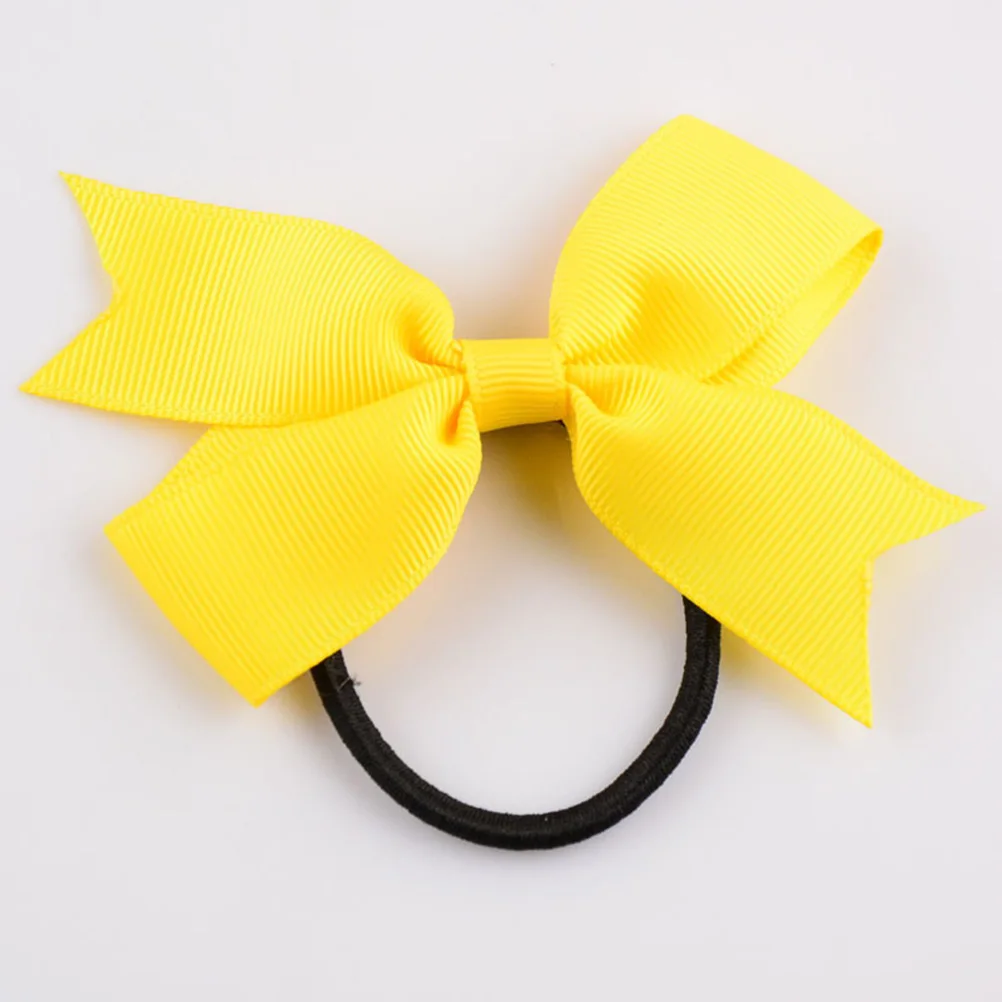 

16 Pcs Bowknot Hair Bright Colors Elastic Ponytail Holders Fashion Accessories For Girls Toddlers Women Gifts