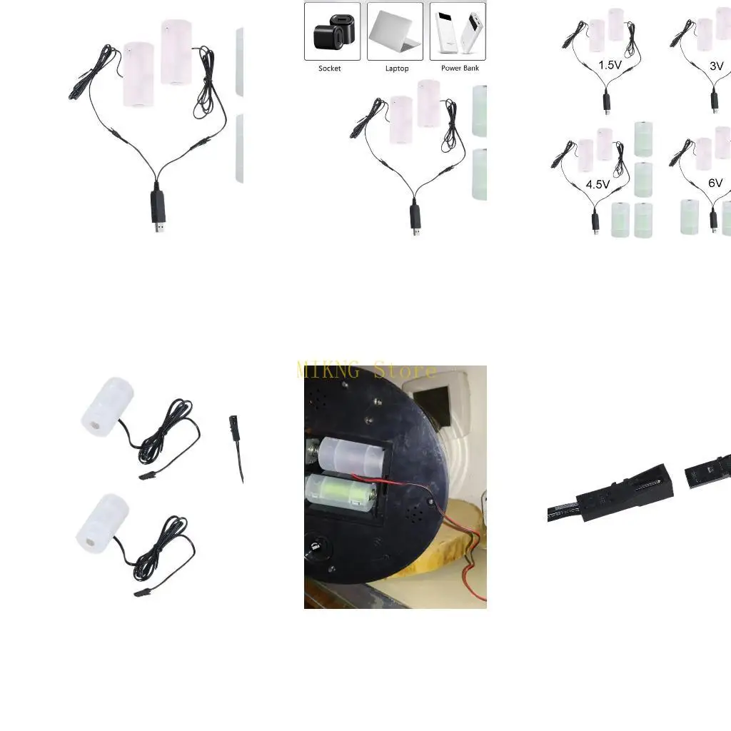 110cm 2in1 D Battery to USB Electric for Lantern Gas Stove Propane Water Heater No need for Batteries Best Sale