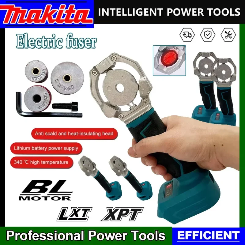 

Makita Electric Pipe Welding Machine Cordless Fuser PPR PE Soldering Iron Plastic Tube PP Heating Hot Melt For 18V Battery