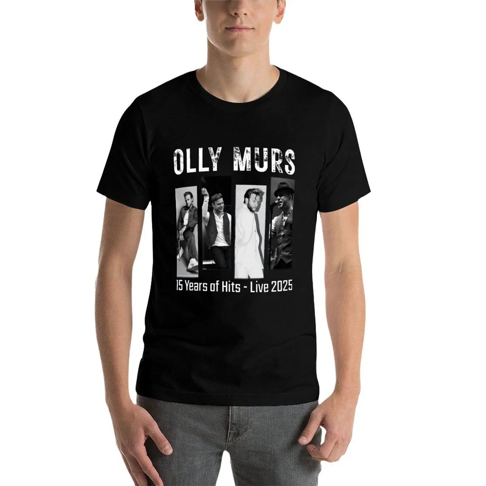 

OLLY MURS 15 Years of Hits Tour 2025 T-Shirt t shirt for man 100 percent cotton man tshirt T-Shirt