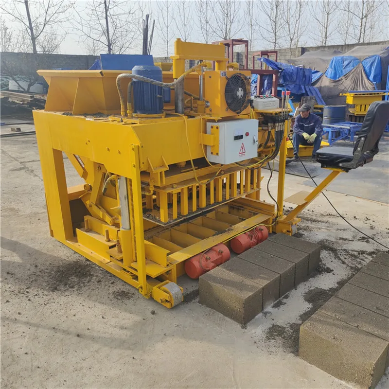 

Driveable Mobile Hydraulic Fully Automatic Concrete Hollow Cement Pavement Brick Making Machine