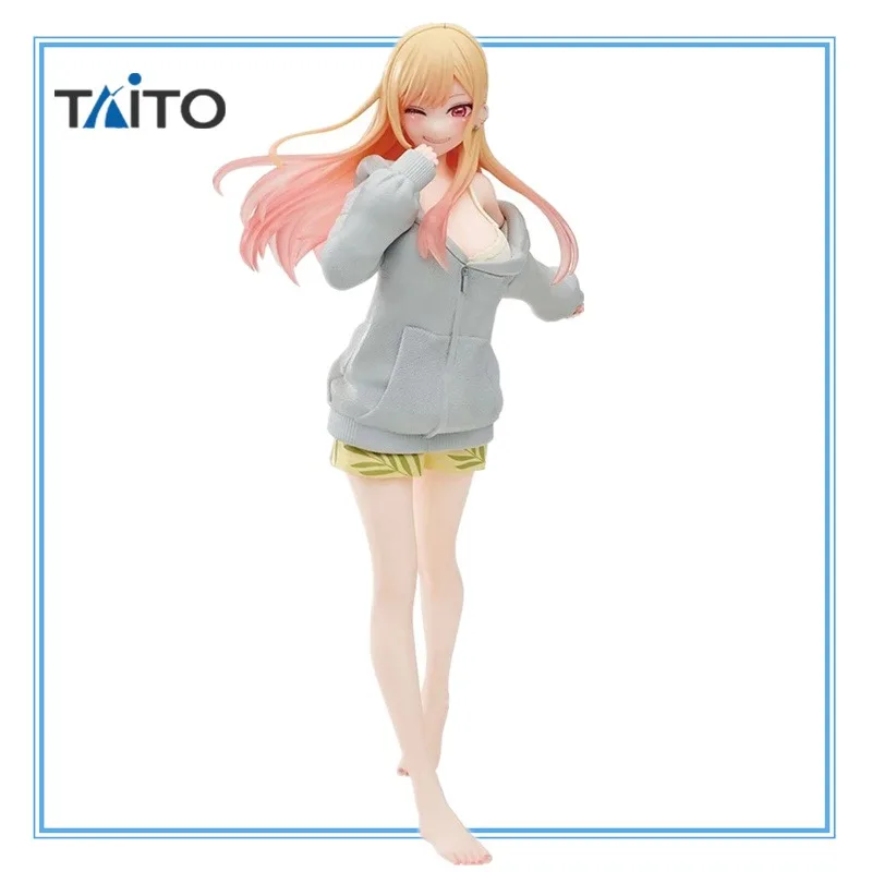 

Оригинальный подлинный Taito Coreful Мой наряд, дорогая, 18 см, Марин китакава, зимний костюм, ПВХ экшн-фигурка для мальчика