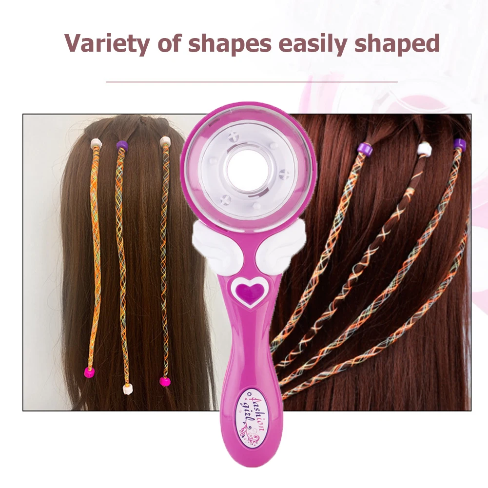 Electric Automatic Hair Braider DIY Hair Weave Roller Machine Twist Knitting Roll Twisted Braiding Styling Tools Girl for Gift