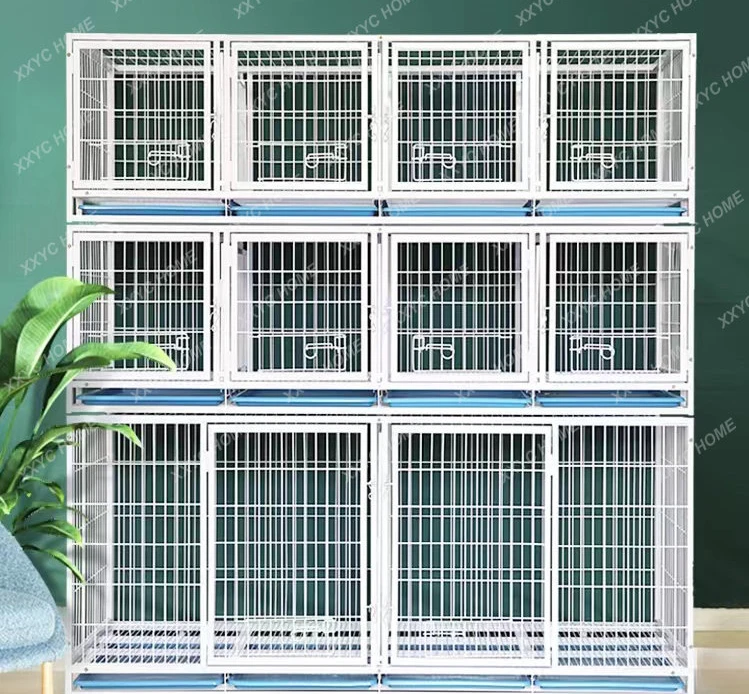 Dog Crate Pet Store Display Cabinet Hospital Foster Hospital Isolation Cat Cage Indoor Three-Layer Dog Cat Cabinet Rabbit