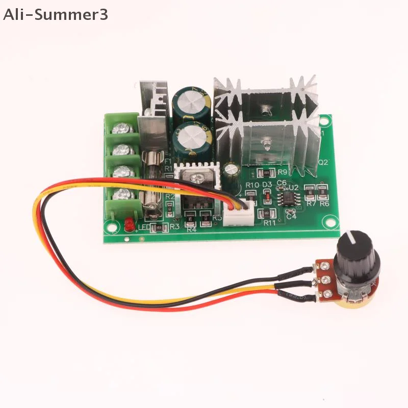 1 Set PWM Motor Speed Controller 20A Current Regulator DC10-60V DC Motor Speed Regulator 12V 24V 36V 48V High Power Drive Module