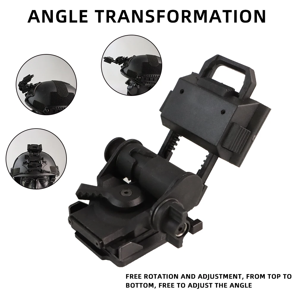 BOOIU L4G24 Tactical Helmet NVG Holder Bracket For PVS15/18 GPNVG18 Night Vision Goggles Holder Bracket Mount Helmet Accessories