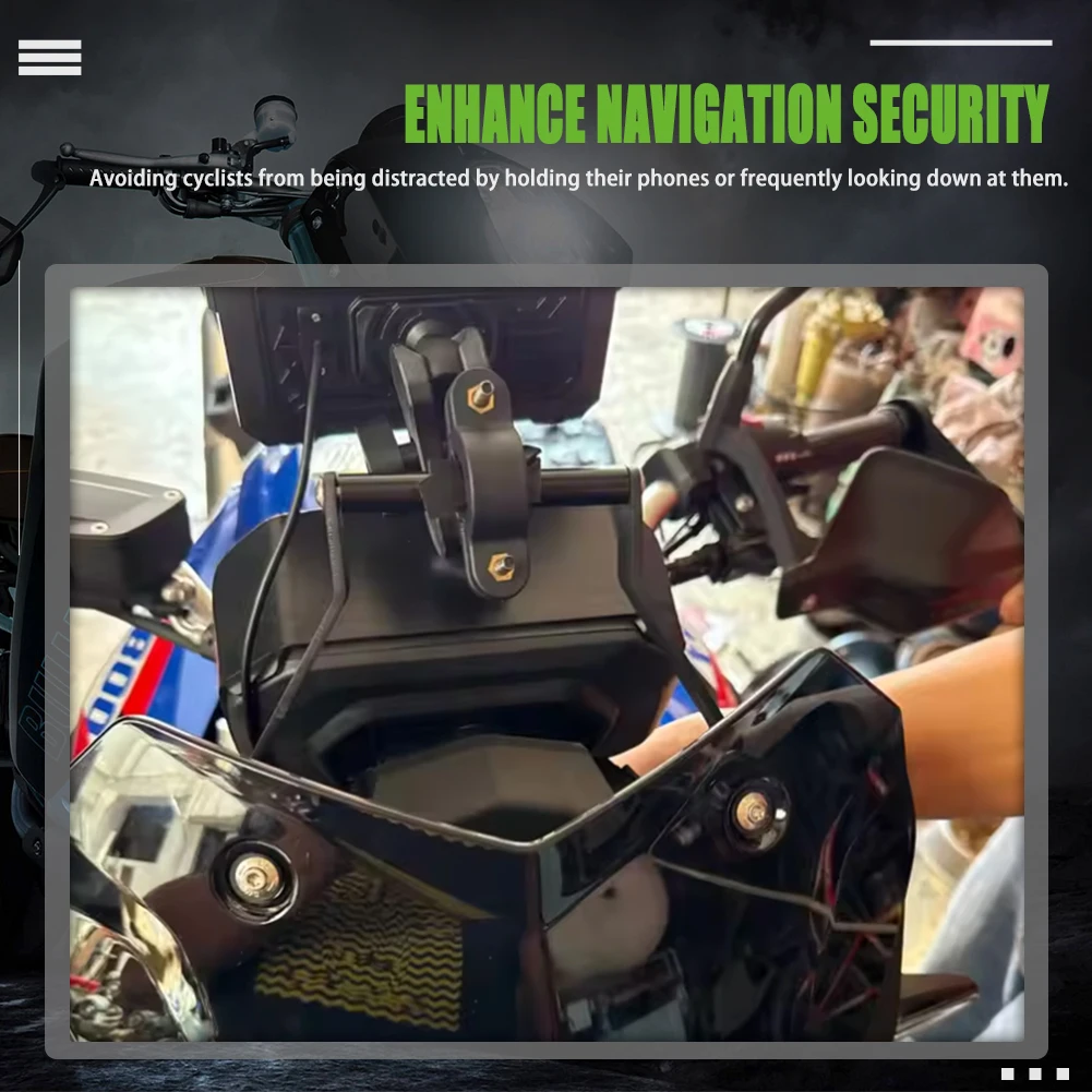 For BMW F900GS F900 GS F 900 GS Adventure 2024 2025 Motorcycle Parts Smart Mobile Phone Stand Holder GPS Navigation Bracket