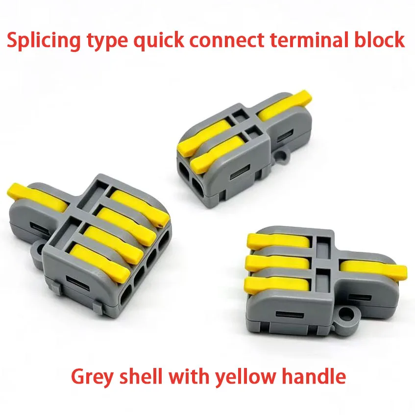 1-10PCS Fast Wire Connectors Connect Electrical Universal Splicing Compact Inline Push-in Home Terminals Block