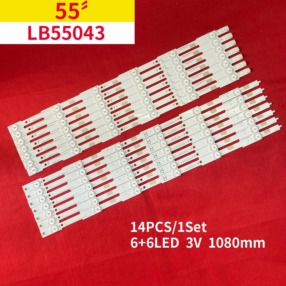 LED Backlight LB55043 For 55LF5700-UA NS-55DR420NA16 E556 TH-55LFE8E 55PUH6400 55PUK6400/12 TPT550J1-QVN03.U 55PUX6400