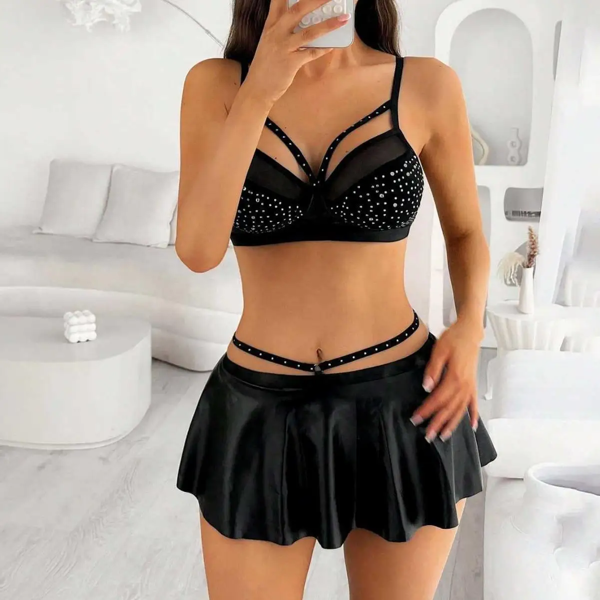 

Соблазнительный сценический костюм для выступлений в барах и ночных клубах, комплект нижнего белья для гоу-гоу, этнический сценический костюм для женщин, модный тренд