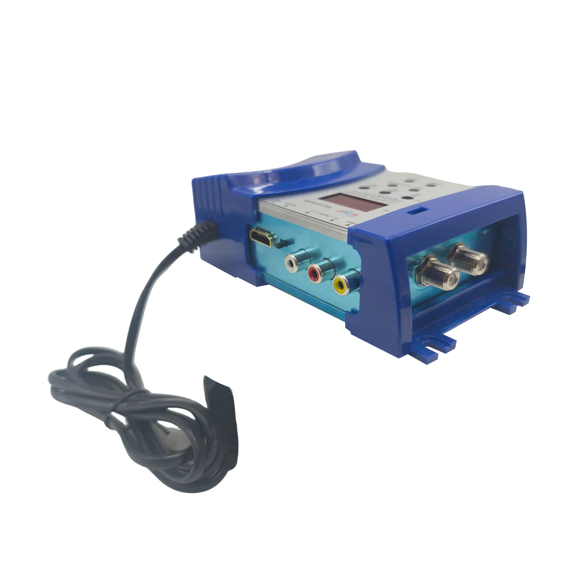 1 Channel HD AV To Analog Modulator TV CATV Hotel Cable Hdmi to RF CVBS AV to RF PAL NTSC SECAM Adjustable Frequency