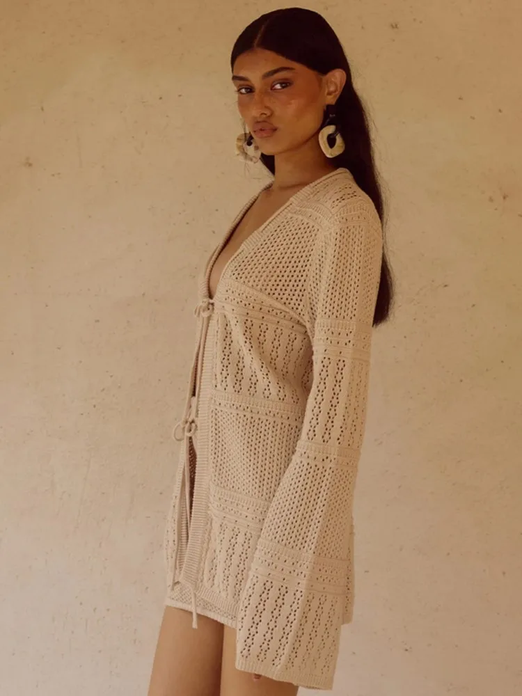 2026年女性用ビーチ2ピースセットビキニカバーアップ水着トップスとハイウエストスカートセクシーレディース水着カバーアップ水着