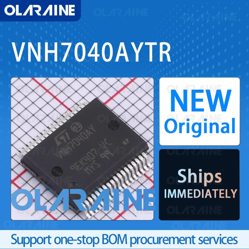 

1/5/10Pcs VNH7040AYTR BFSOP-36 original ic chip Motor/Motion/Ignition Controllers and Drivers RoHS Current 35 A