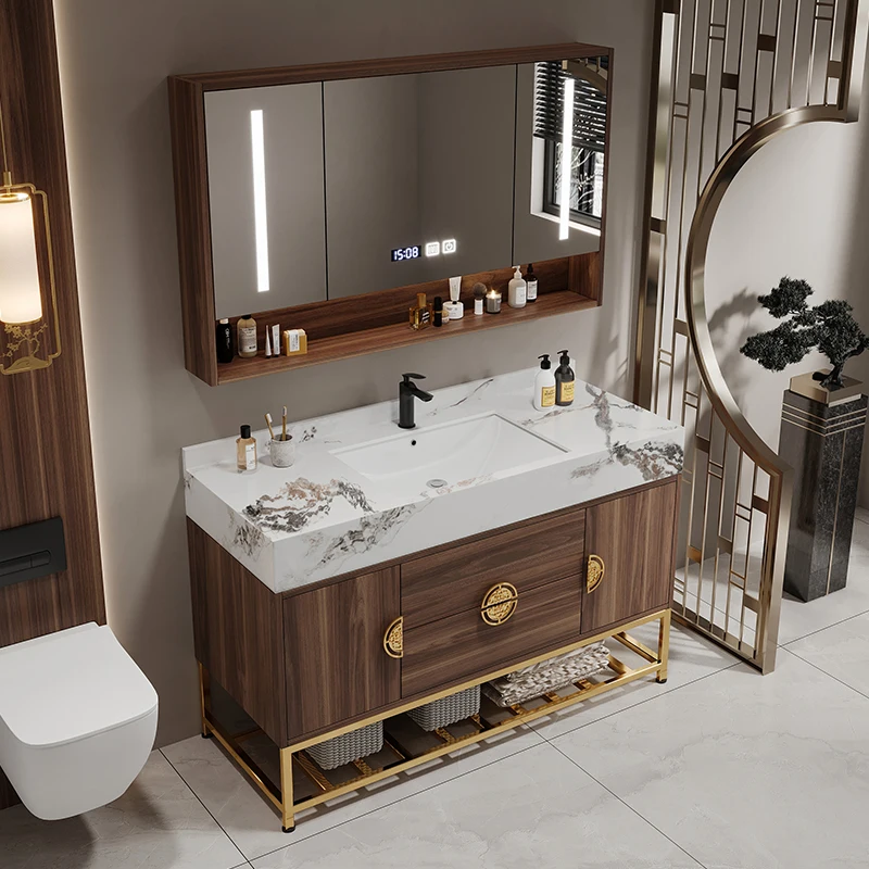 

wooden beauty bathroom cabinet Minimalist salon big size Save space design cupboard toilet vestidores chinese style furniture