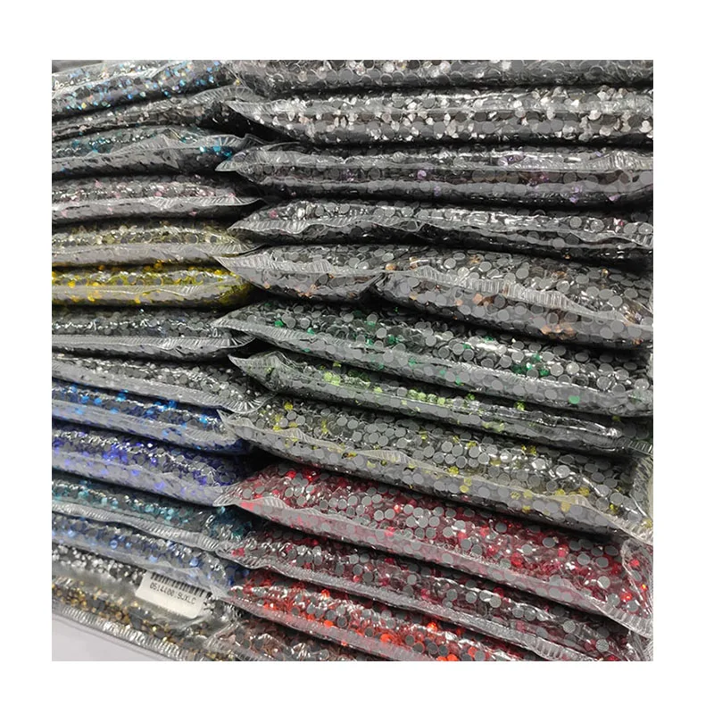 Bulk 100 gross crystal ab Wholesale High Quality luxe Hotfix Rhinestones SS6-SS20 Crystal Hot Fix Rhinestone iron on stones